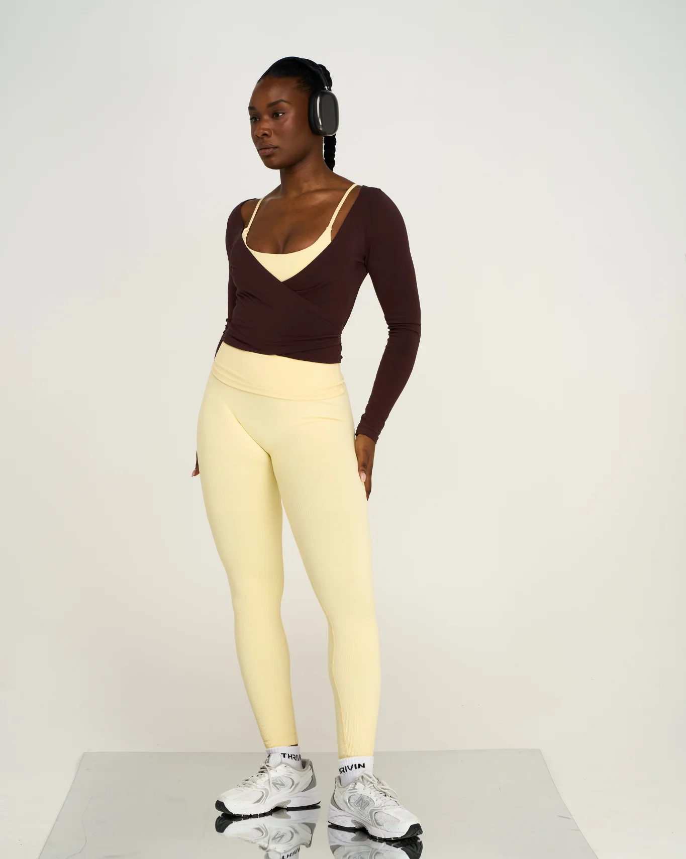 Elevate™ Sculpting Seamless Scoop Neck Bra | Golden Butter - Image 6