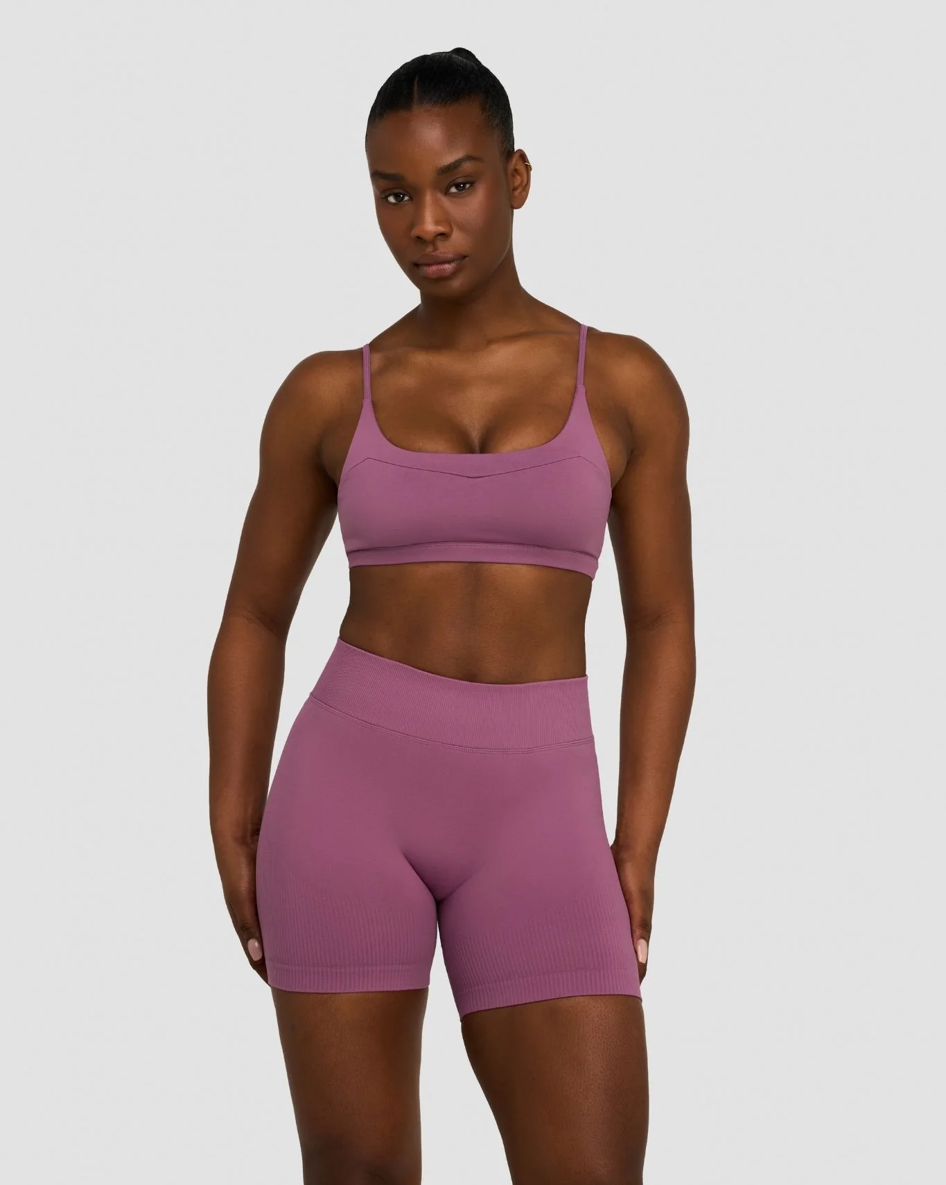 Elevate™ Sculpting Seamless Scoop Neck Bra | Orchid Mauve