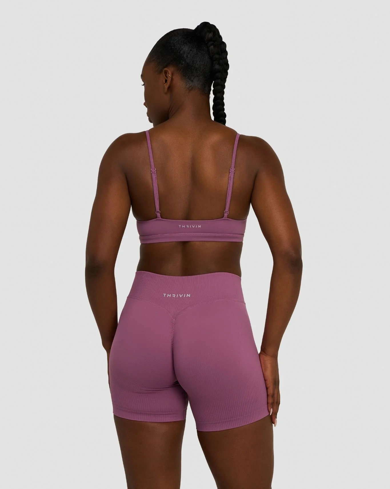 Elevate™ Sculpting Seamless Scoop Neck Bra | Orchid Mauve - Image 2