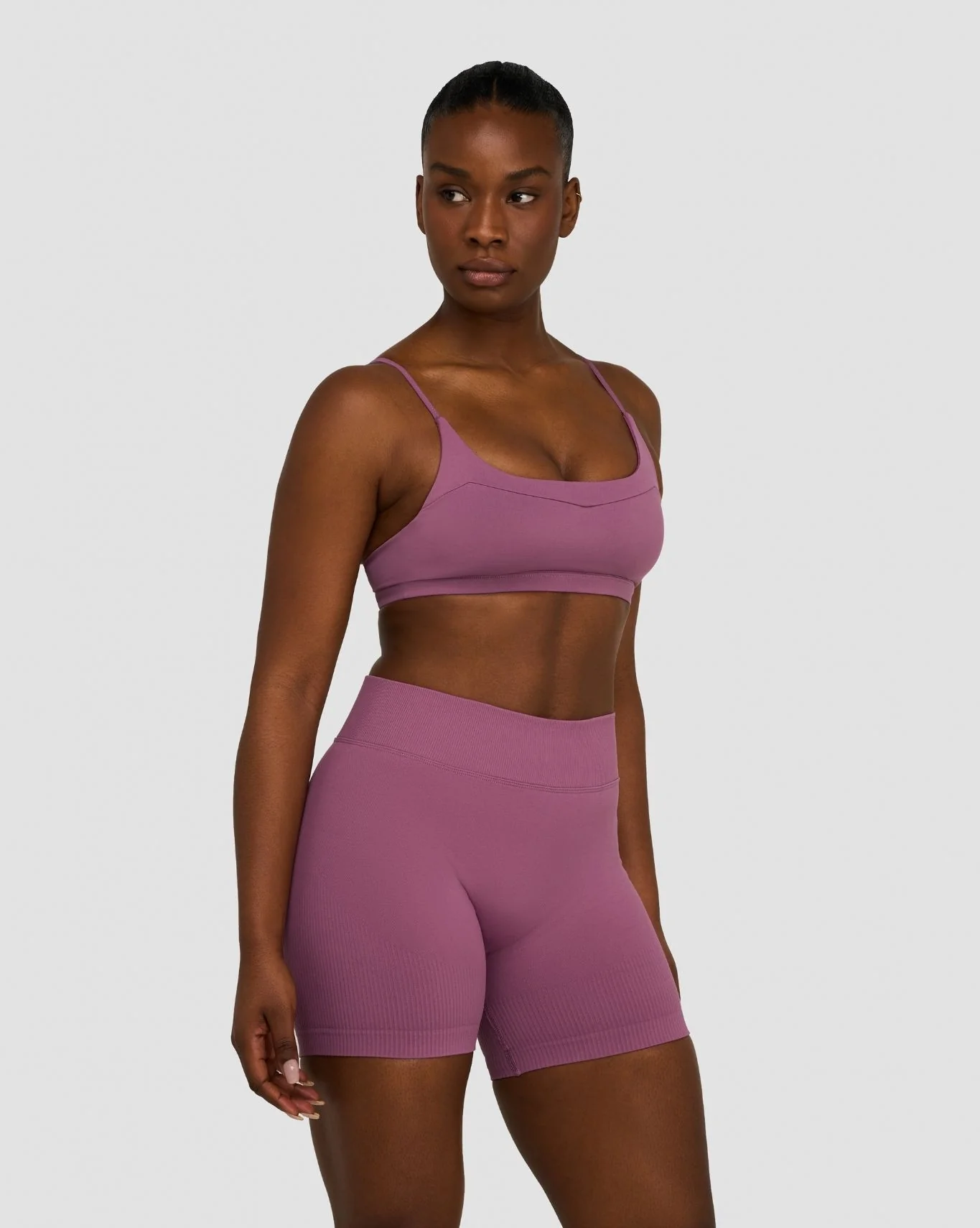 Elevate™ Sculpting Seamless Scoop Neck Bra | Orchid Mauve - Image 3