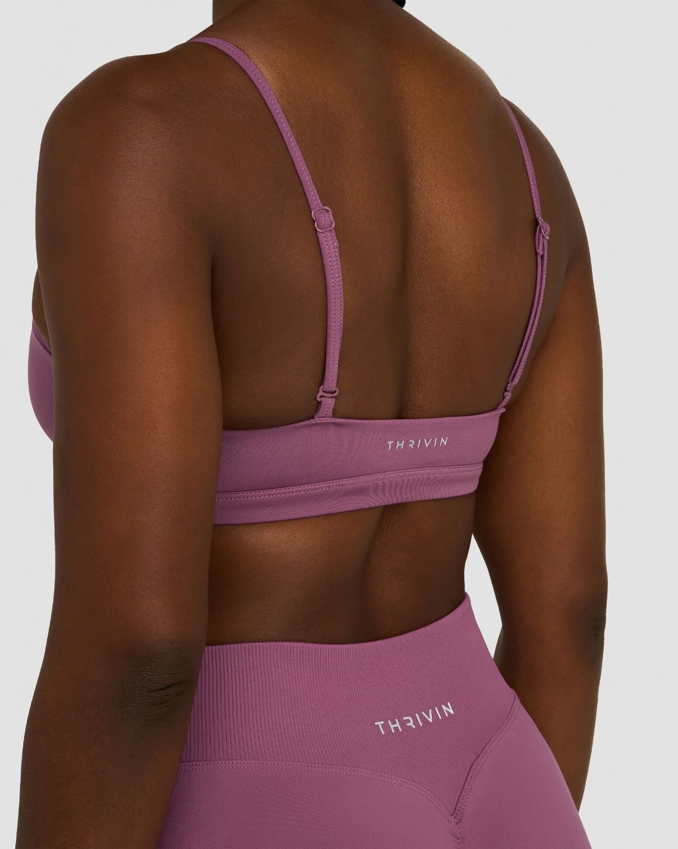 Elevate™ Sculpting Seamless Scoop Neck Bra | Orchid Mauve - Image 5