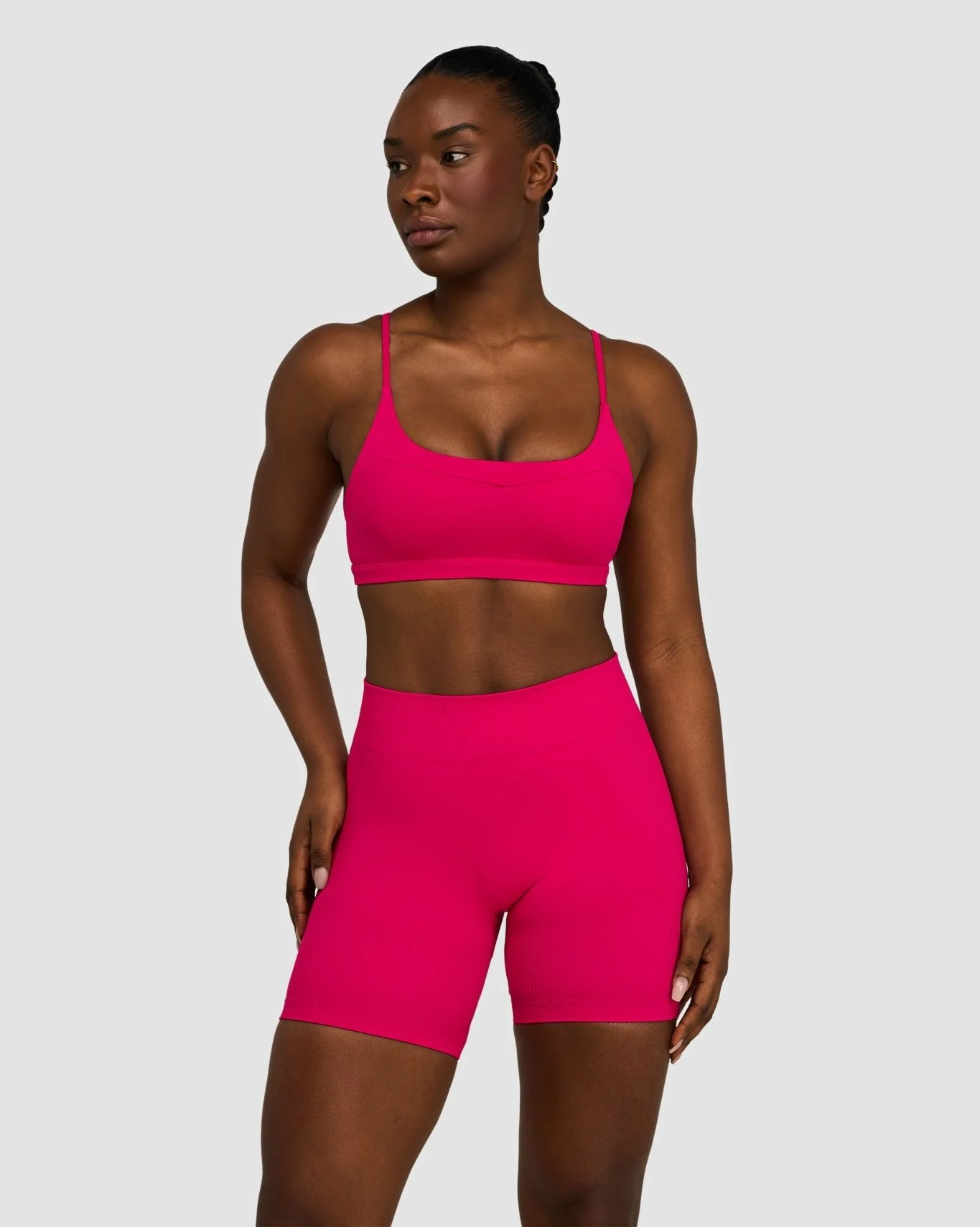 Elevate™ Sculpting Seamless Scoop Neck Bra | Strawberry