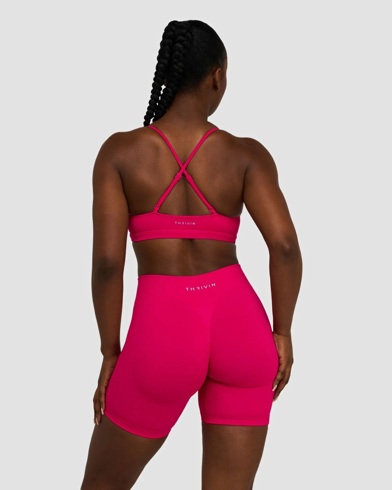 Elevate™ Sculpting Seamless Scoop Neck Bra | Strawberry - Image 2