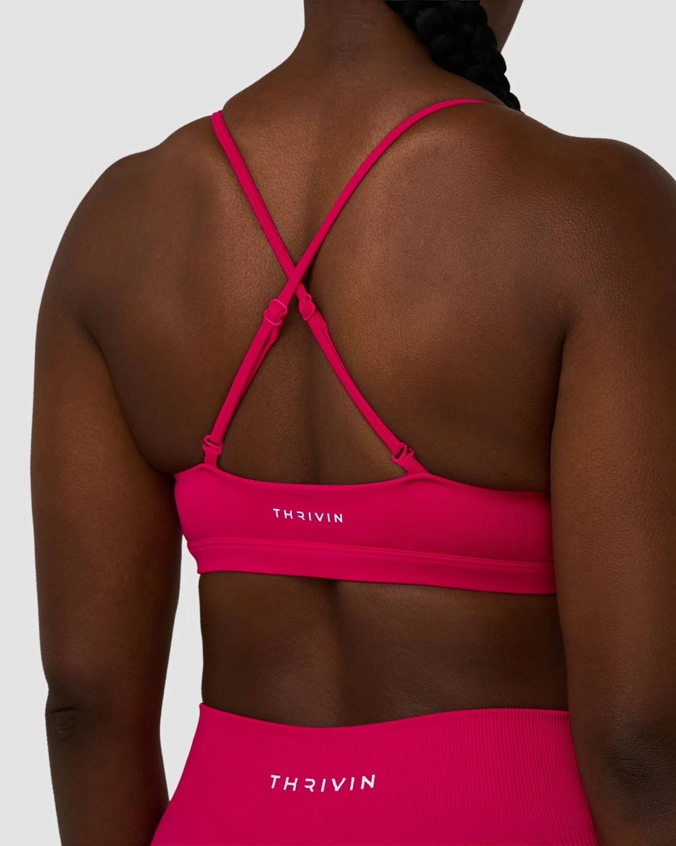 Elevate™ Sculpting Seamless Scoop Neck Bra | Strawberry - Image 4