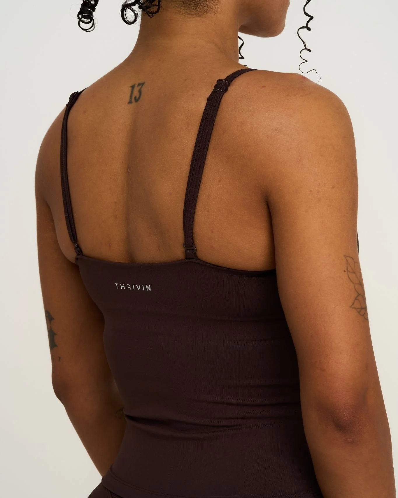 Elevate™ Sculpting Seamless Scoop Neck Cami | Coffee - Image 3