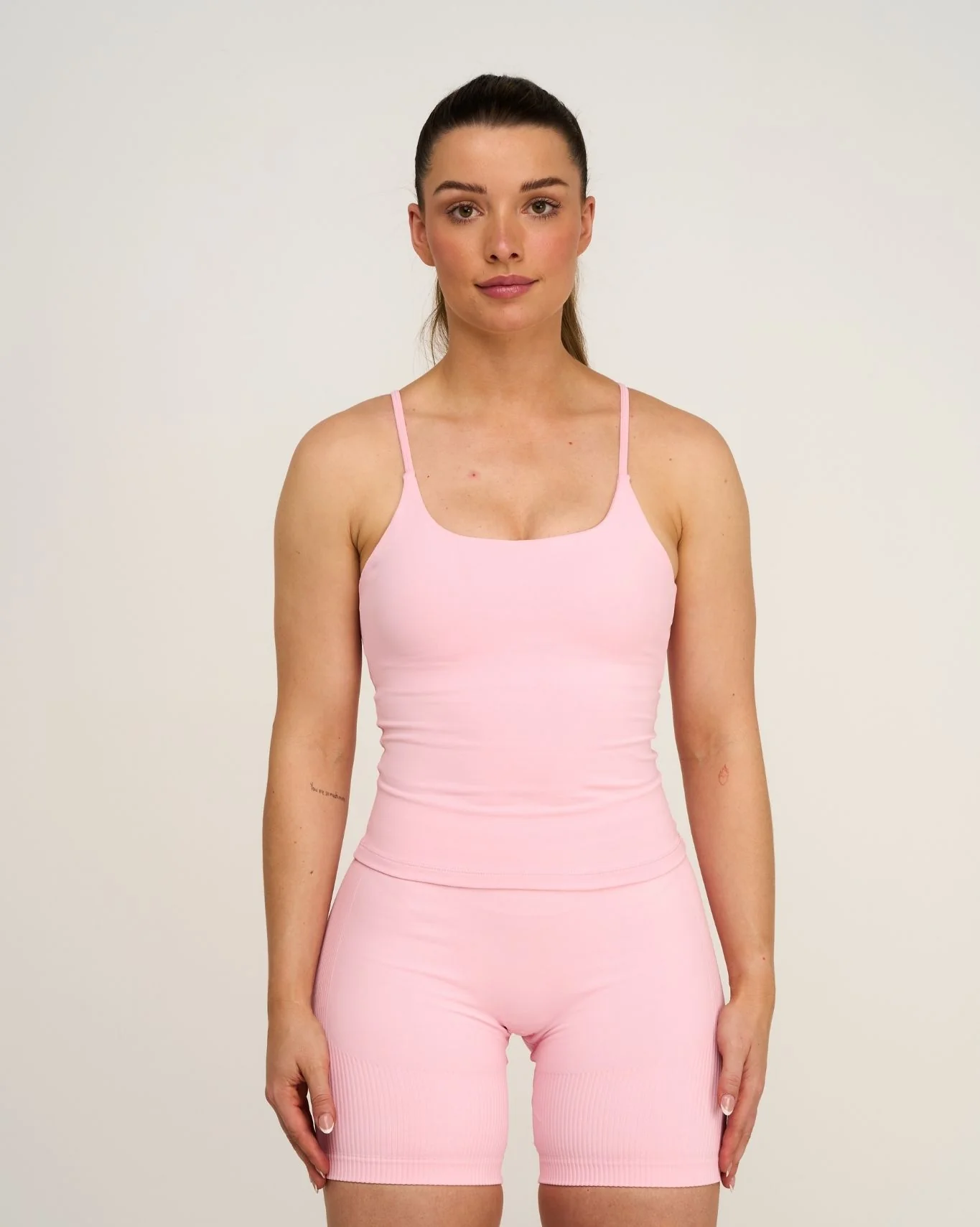 Elevate™ Sculpting Seamless Scoop Neck Cami | Cotton Pink - Image 3