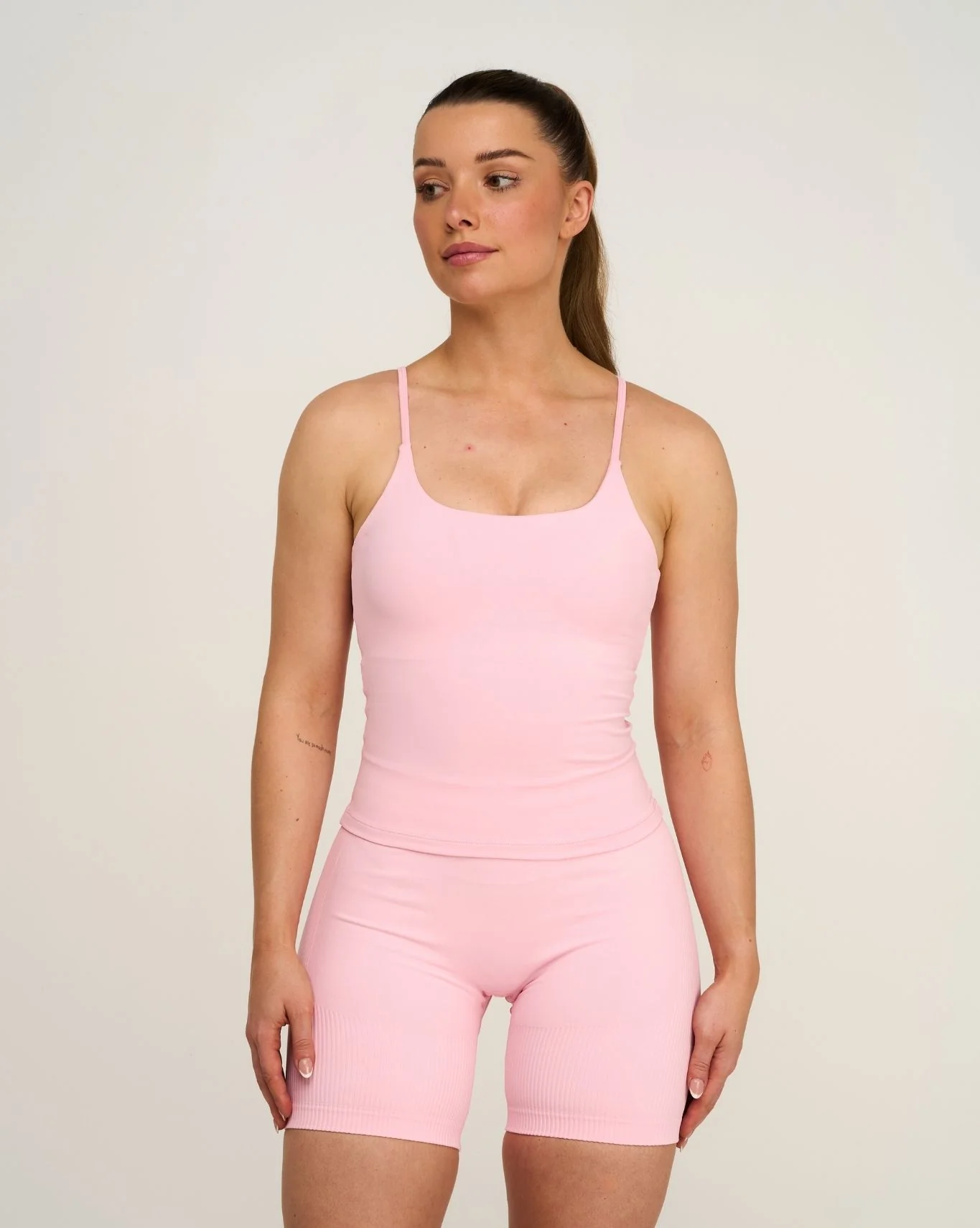 Elevate™ Sculpting Seamless Scoop Neck Cami | Cotton Pink - Image 4