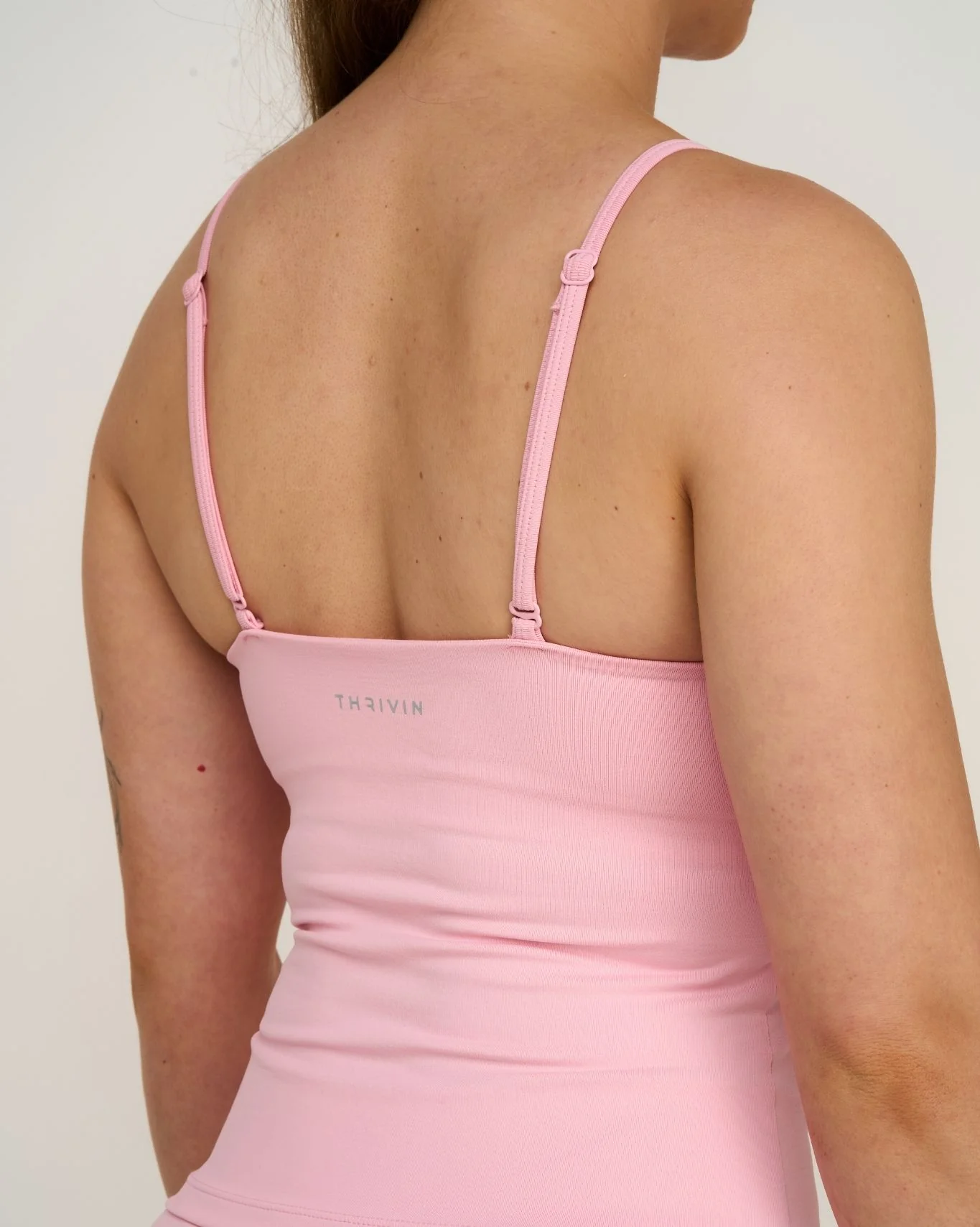 Elevate™ Sculpting Seamless Scoop Neck Cami | Cotton Pink - Image 6