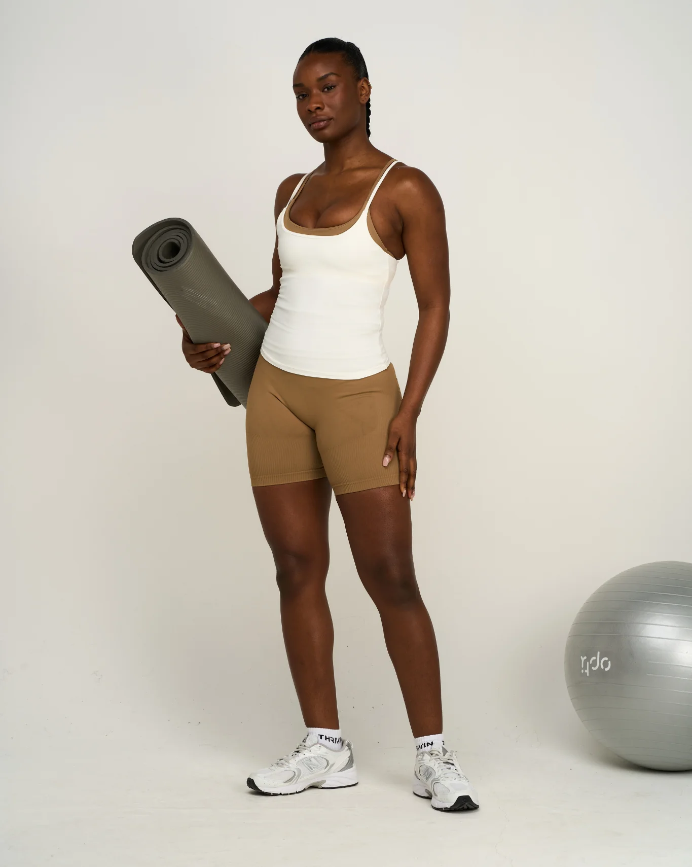 Elevate™ Sculpting Seamless Scoop Neck Cami | Cream - Image 7