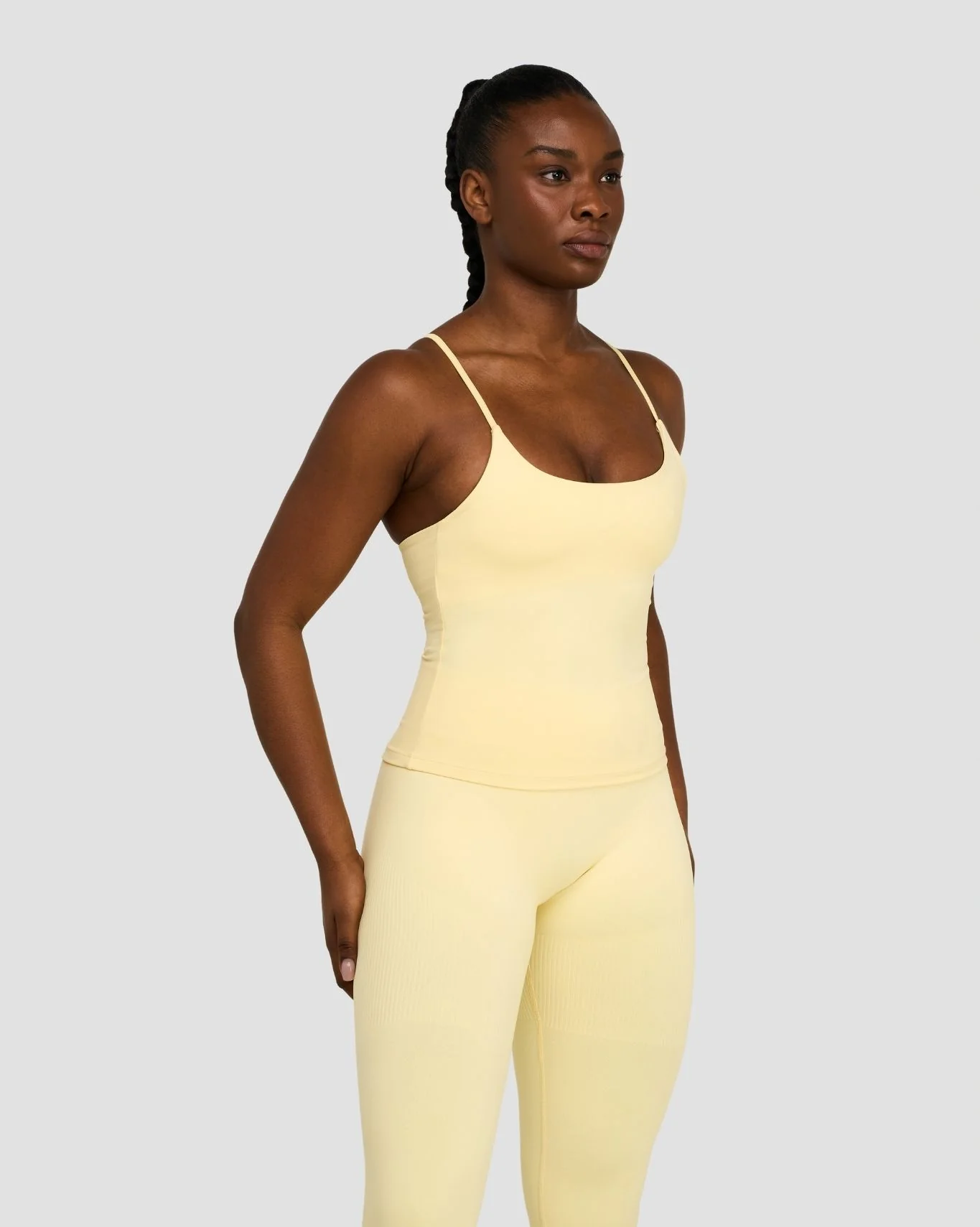 Elevate™ Sculpting Seamless Scoop Neck Cami | Golden Butter - Image 5