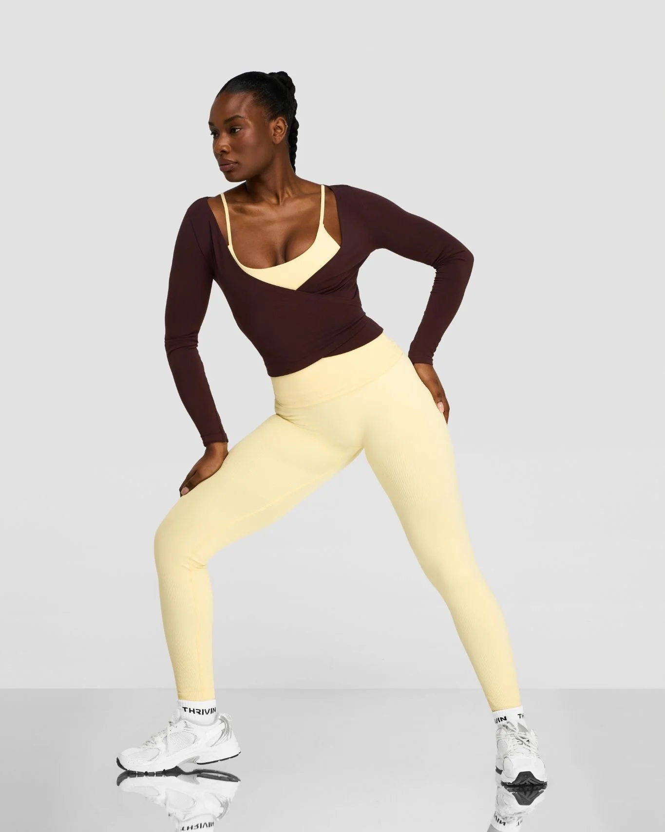 Elevate™ Sculpting Seamless Scoop Neck Cami | Golden Butter - Image 6
