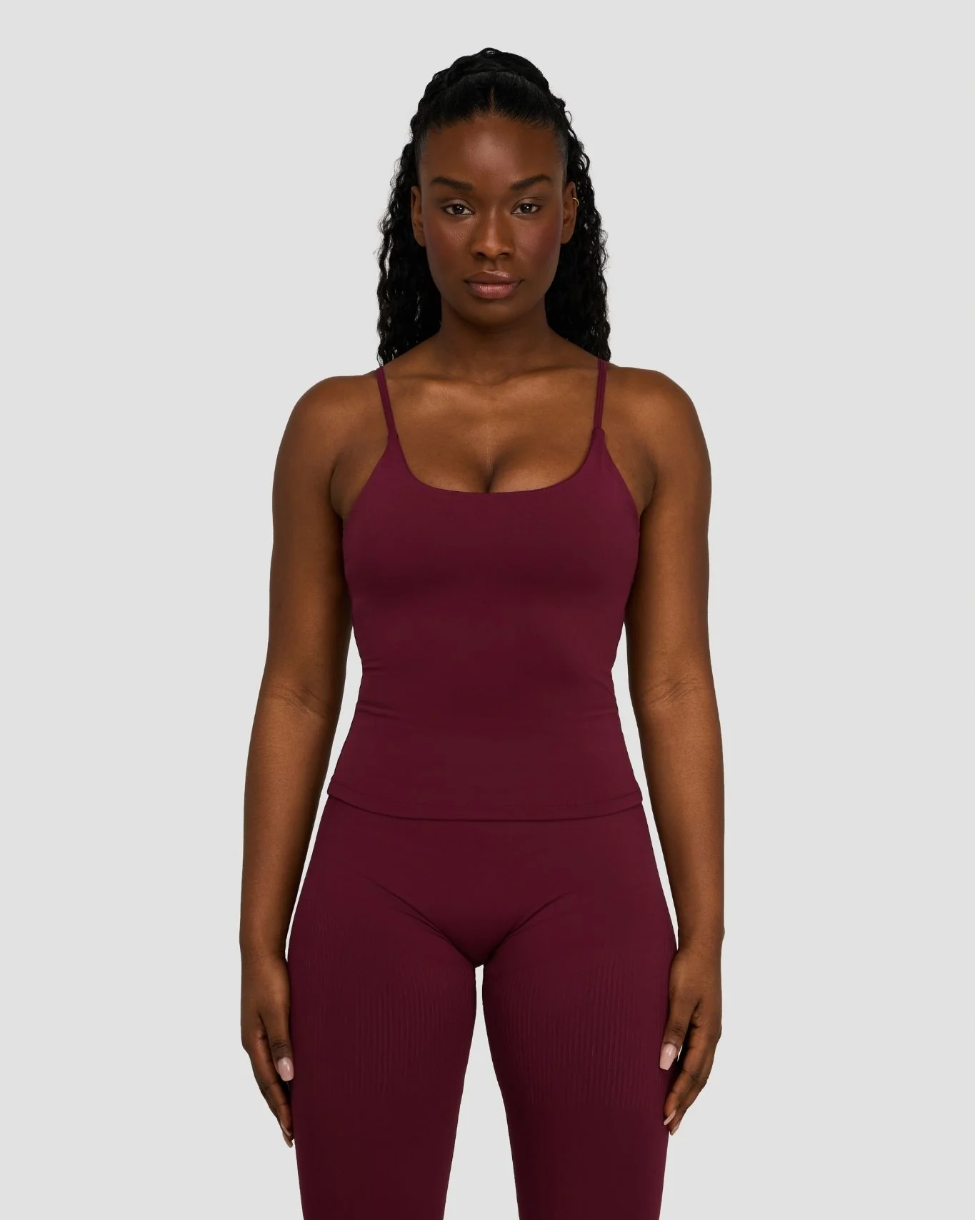 Elevate™ Sculpting Seamless Scoop Neck Cami | Merlot - Image 6