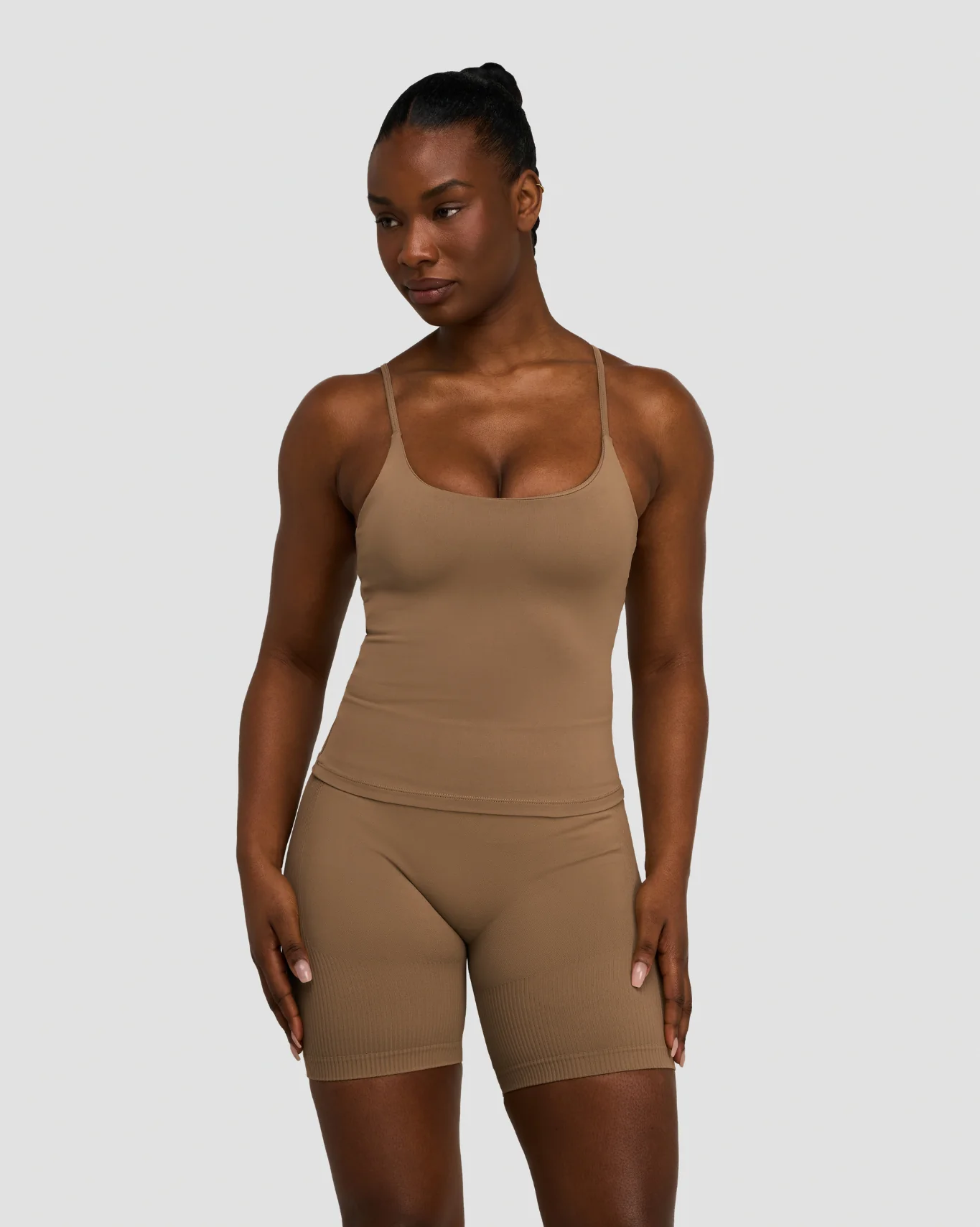 Elevate⢠Sculpting Seamless Scoop Neck Cami | Toffee - Image 4