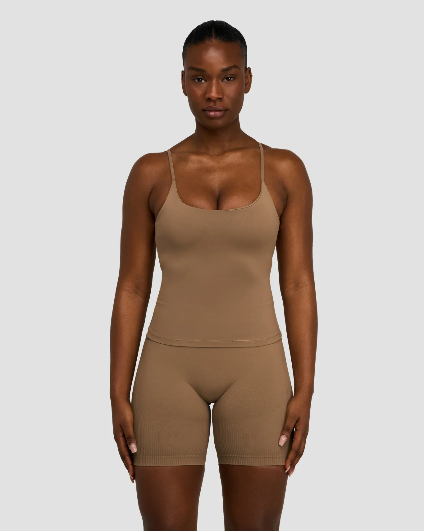 Elevate⢠Sculpting Seamless Scoop Neck Cami | Toffee - Image 6
