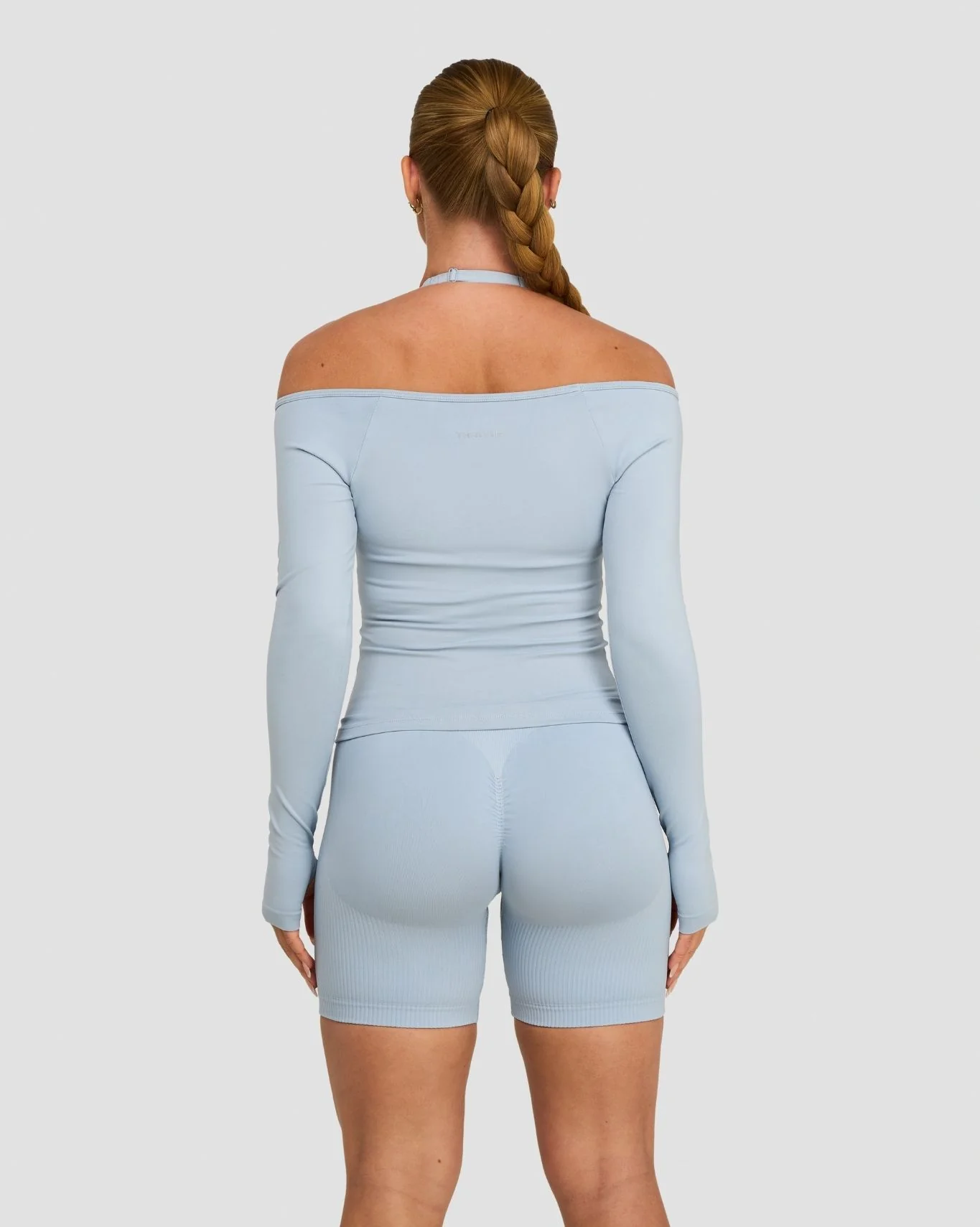 Elevate⢠Sculpting Seamless V-Neck Top | Blue Haze - Image 3