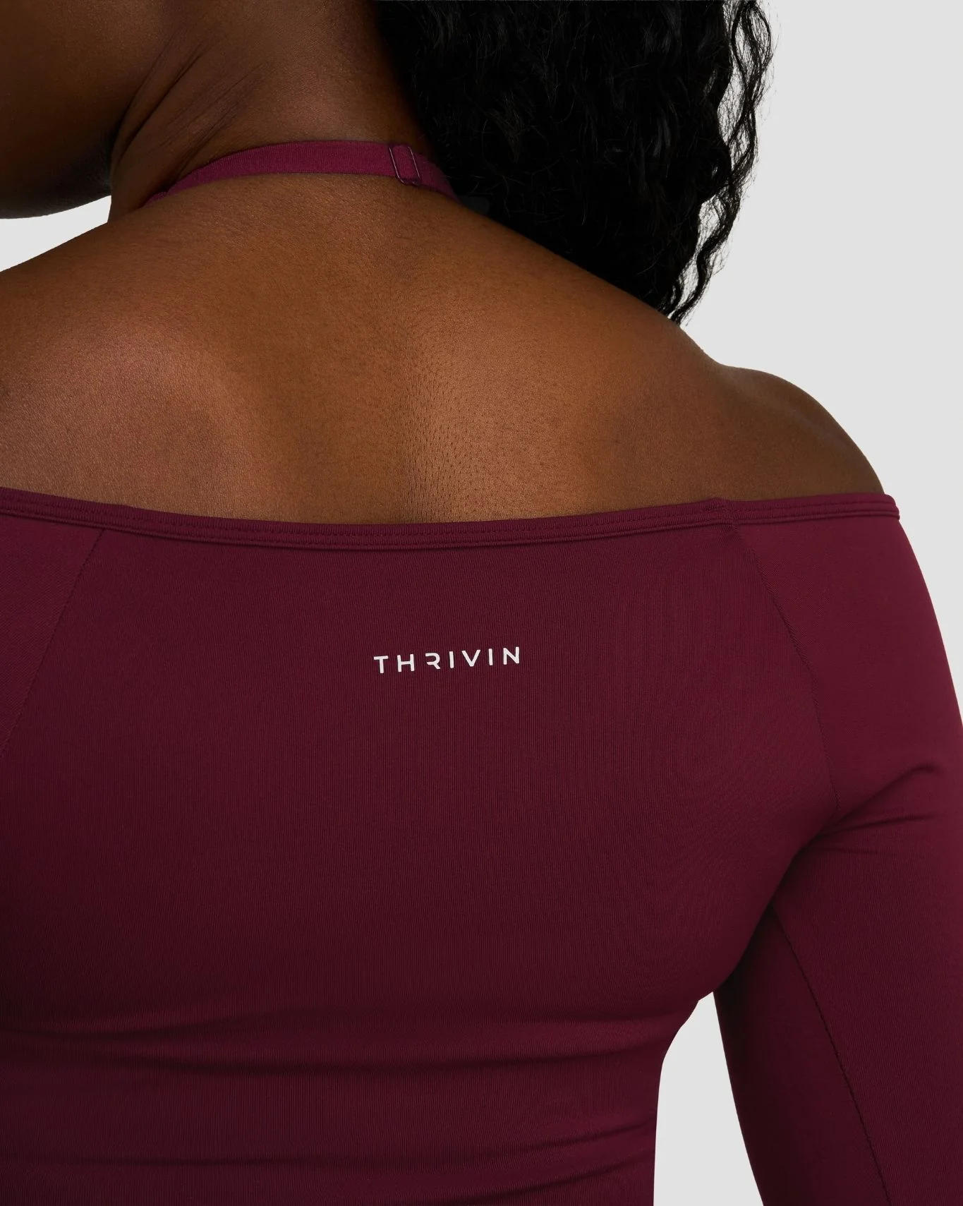 Elevate⢠Sculpting Seamless V-Neck Top | Merlot - Image 2
