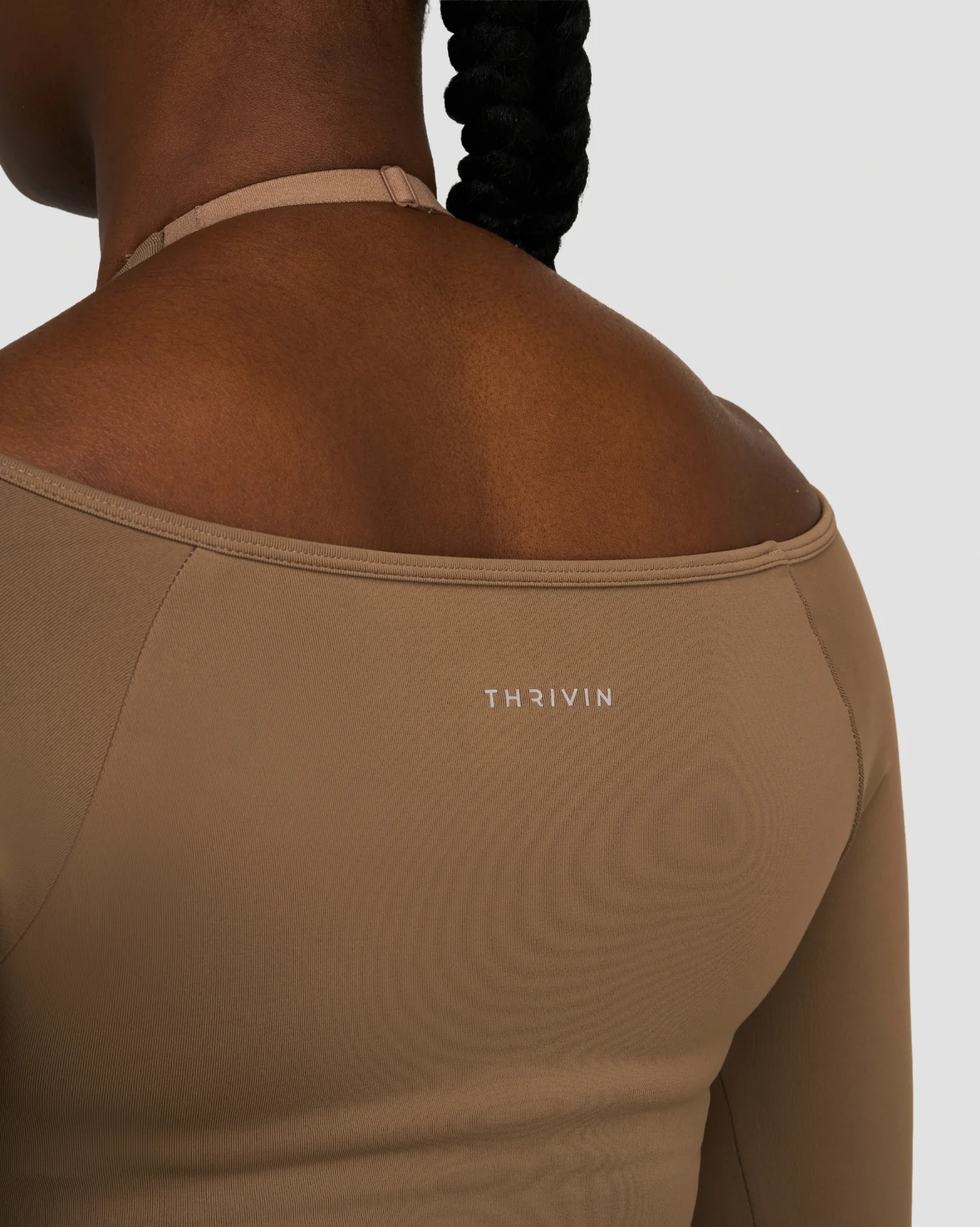 Elevate™ Sculpting Seamless V-Neck Top | Toffee - Image 5