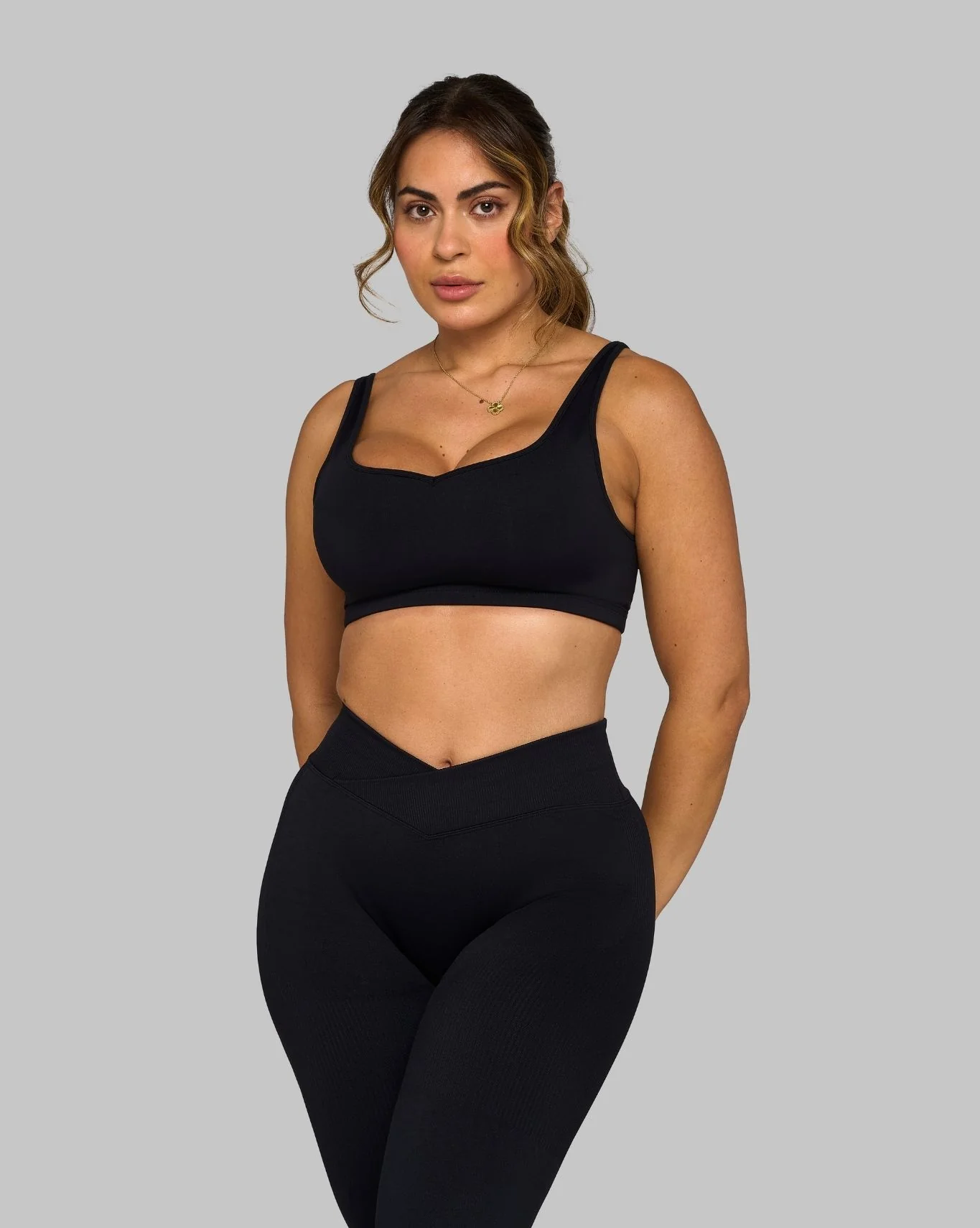 Elevate⢠Sweetheart Impact Bra | Night Black