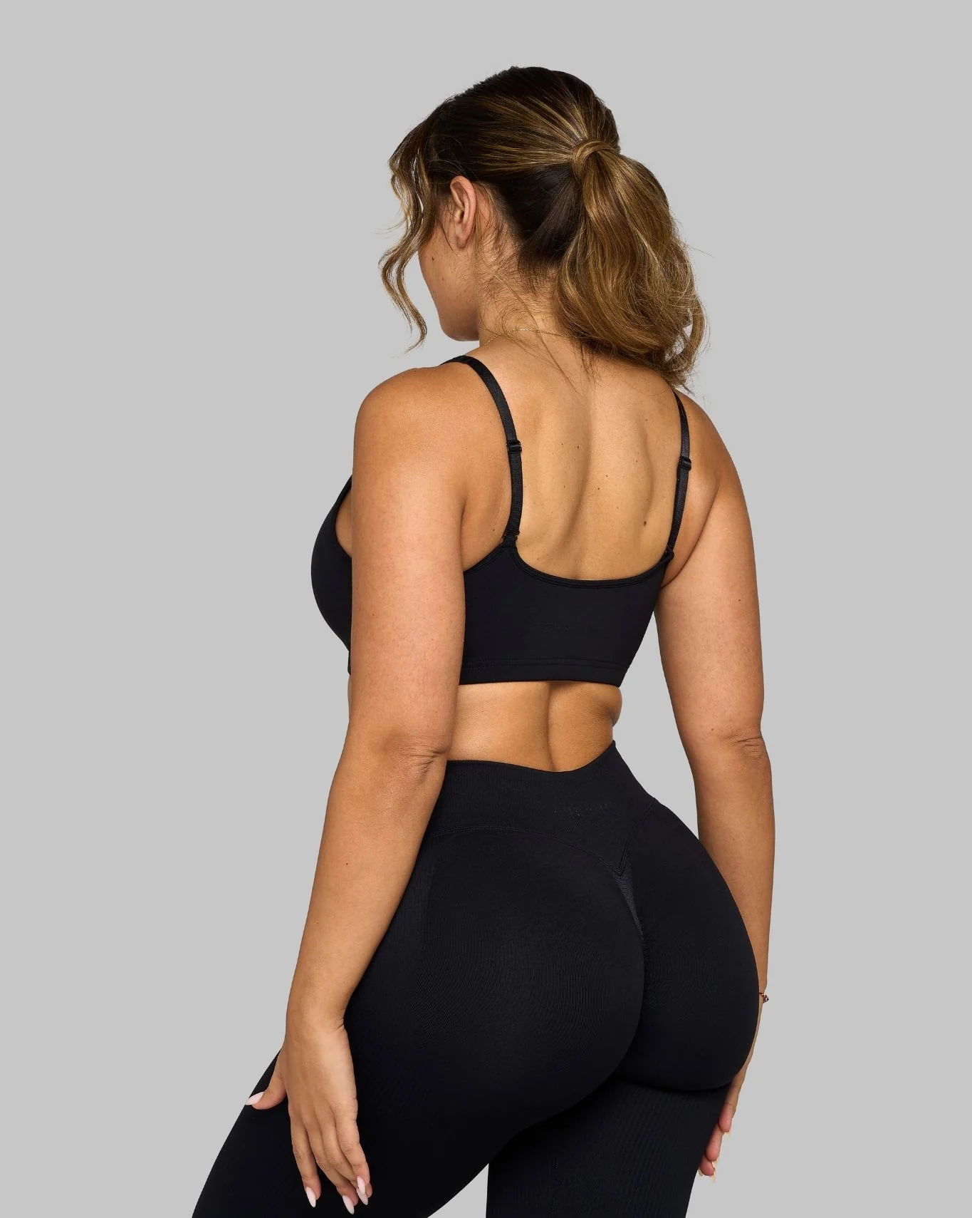 Elevate⢠Sweetheart Impact Bra | Night Black - Image 2