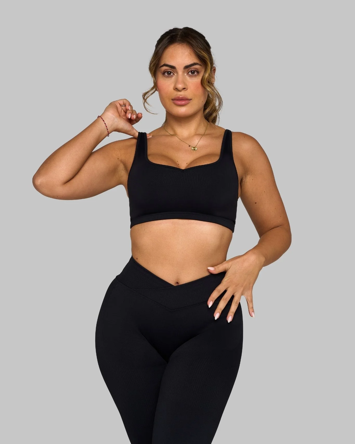 Elevate⢠Sweetheart Impact Bra | Night Black - Image 3