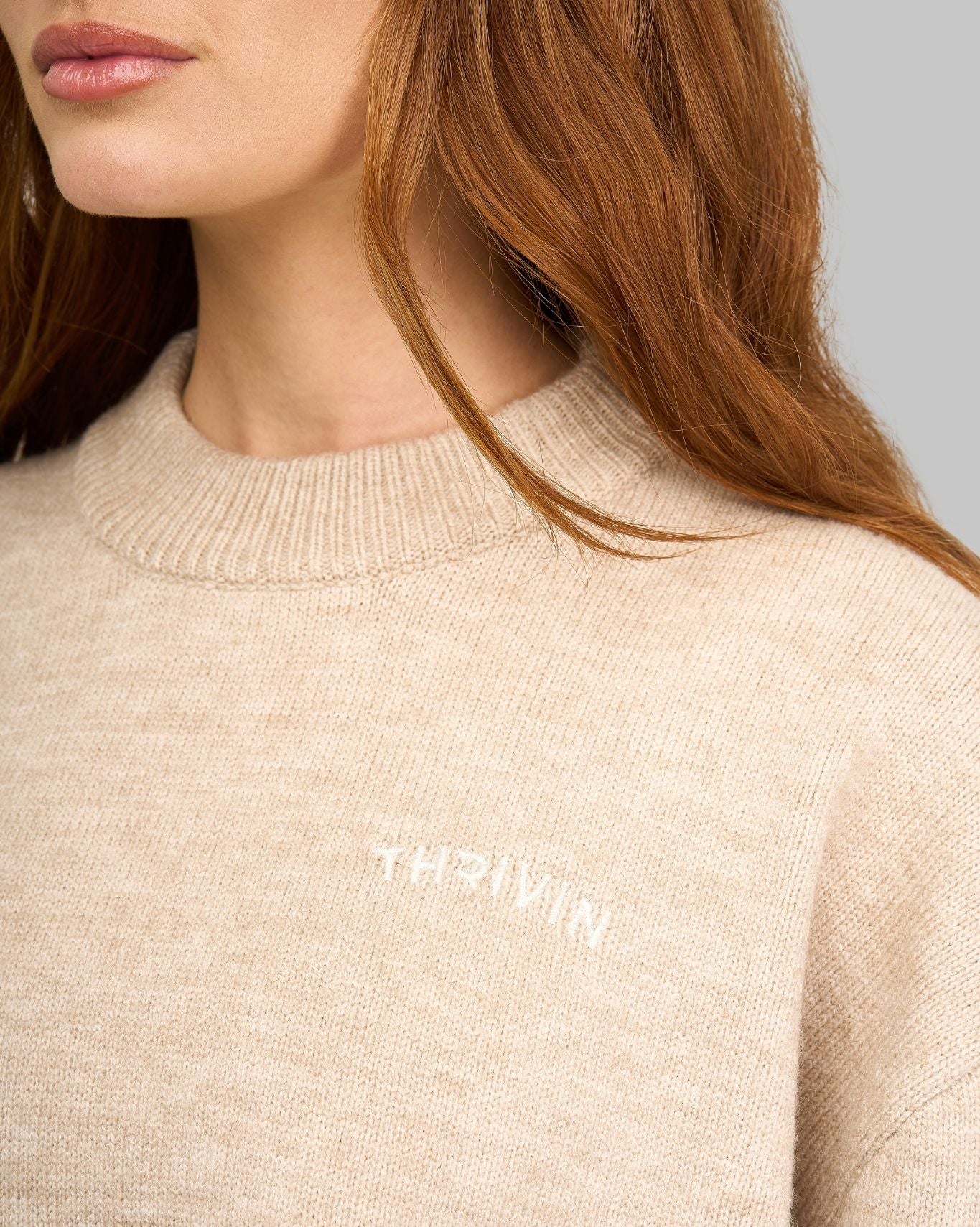 Essential Knitted Sweater | Oat - Image 5