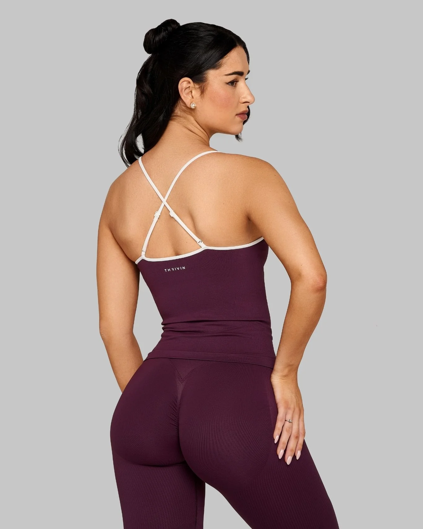 Outline Sweetheart Tanktop | Winter Plum - Image 5