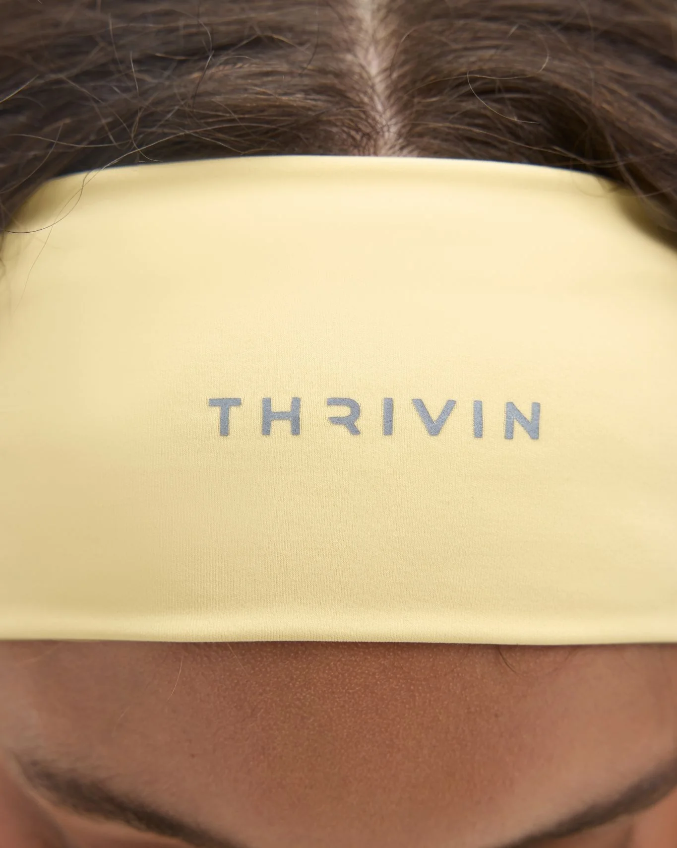 The Essential Collection Chrome Logo Headband | Golden Butter - Image 2