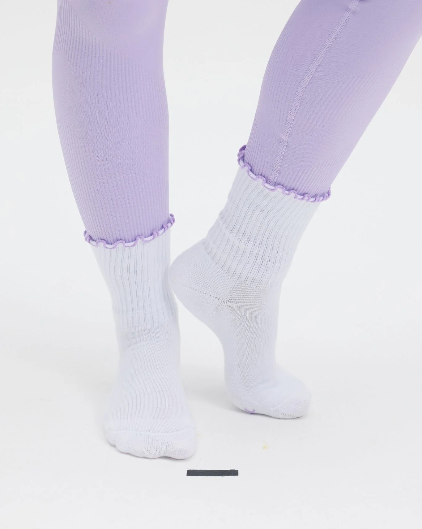 THRIVIN Frill Ruffle Socks | Lilac - Image 3