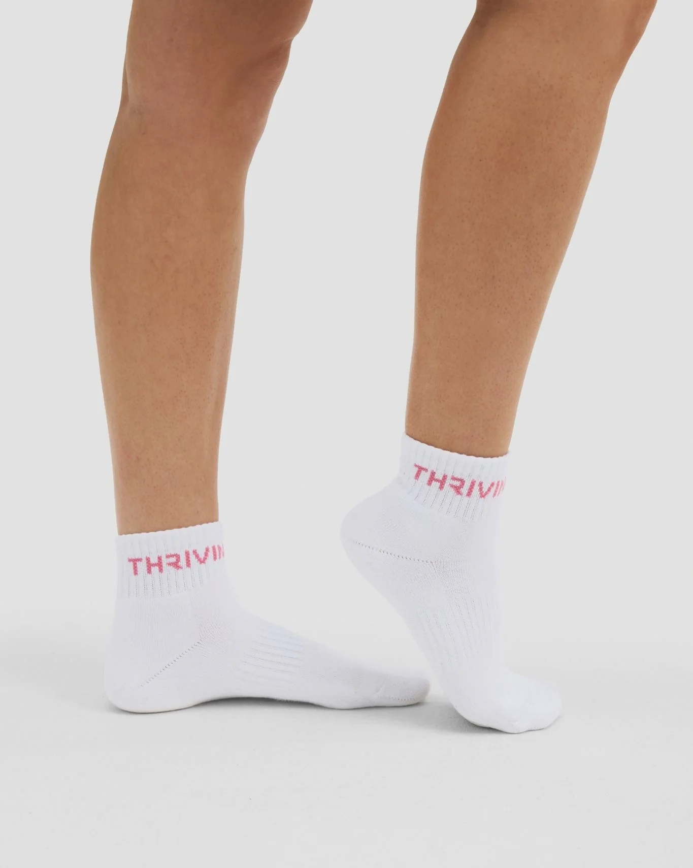 THRIVIN Mid Socks | Bubble Pink - Image 4